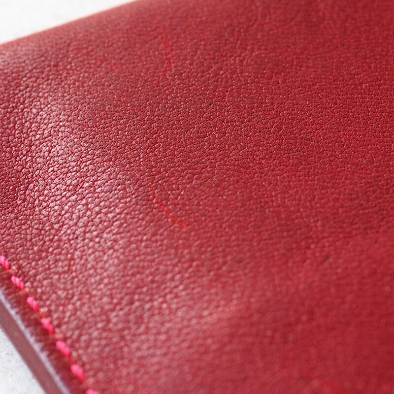 ANNAK Tochigi Leather L-shaped Long Wallet Slim Wallet Red [AK19TA-B0072-RED] 