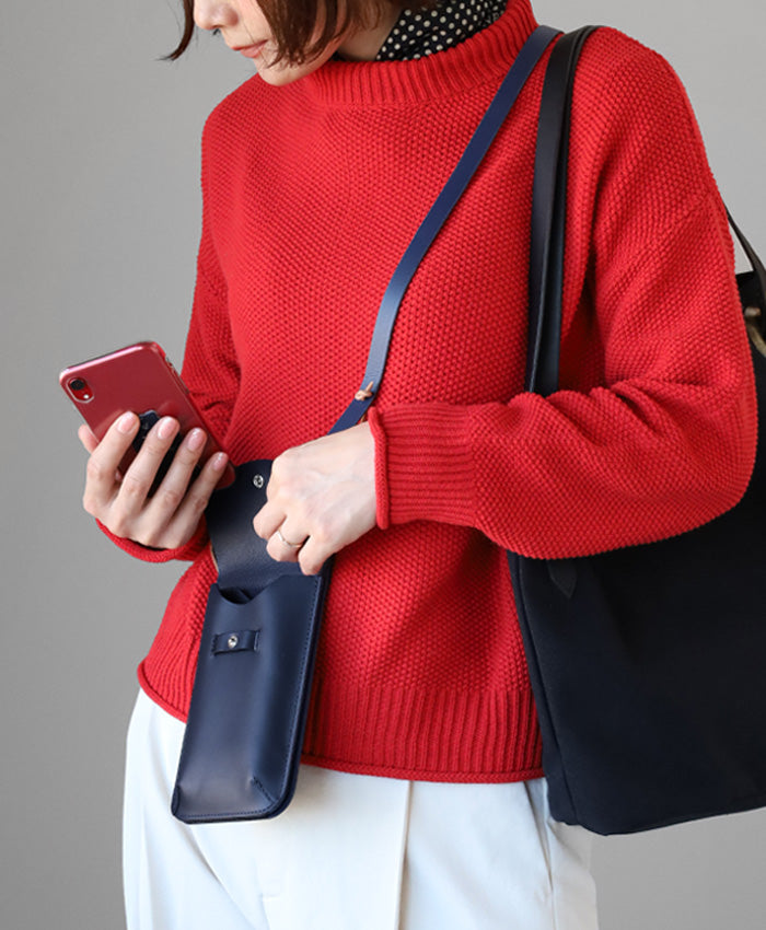 ANNAK（アナック）薄マチ サコッシュ ショルダーバッグ レディース メンズ 男女兼用 ナチュラルカラー [AK20TA-A0019-N]