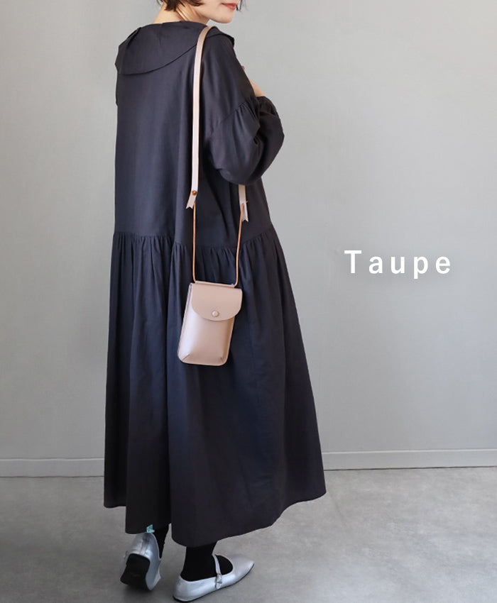 ANNAK（アナック）薄マチ サコッシュ ショルダーバッグ レディース メンズ 男女兼用 ナチュラルカラー [AK20TA-A0019-N]