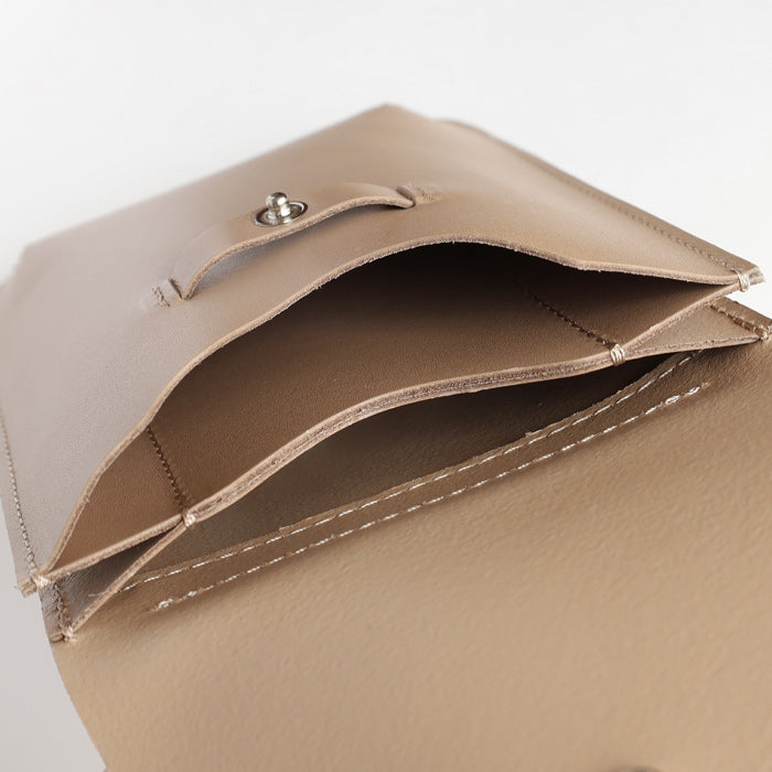 ANNAK（アナック）薄マチ サコッシュ ショルダーバッグ レディース メンズ 男女兼用 ナチュラルカラー [AK20TA-A0019-N]