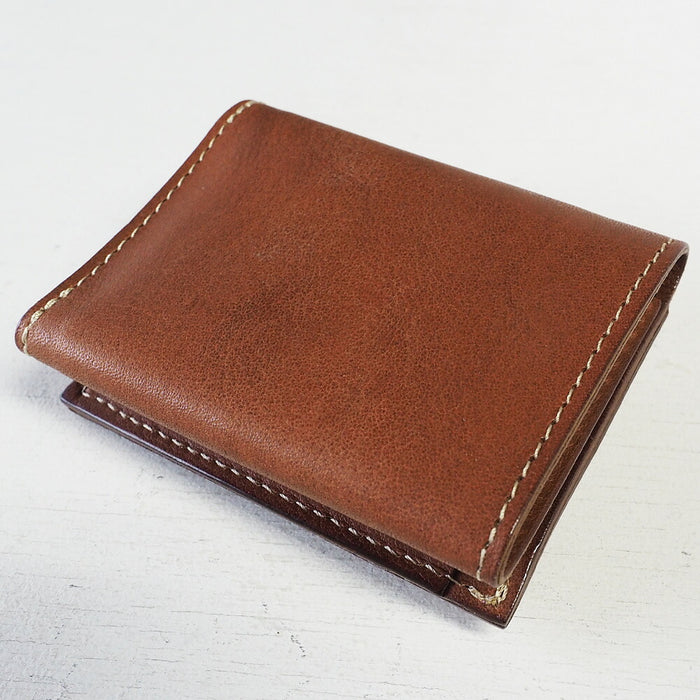 ANNAK Small Wallet Compact Trifold Mini Wallet Tochigi 皮革 米色 [AK20TA-B0004-BEG] 