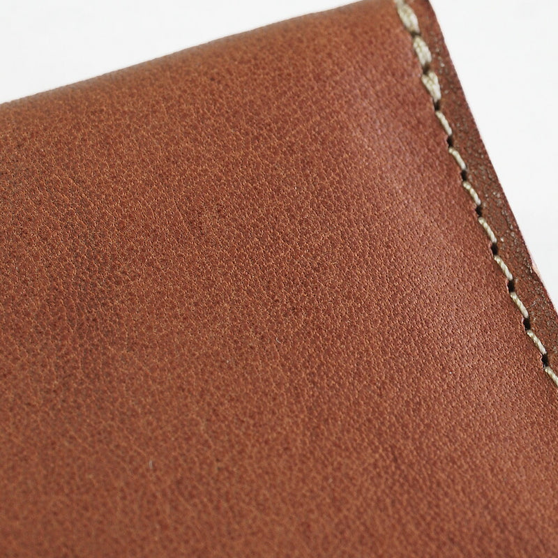 ANNAK Small Wallet Compact Trifold Mini Wallet Tochigi Leather Beige [AK20TA-B0004-BEG] 