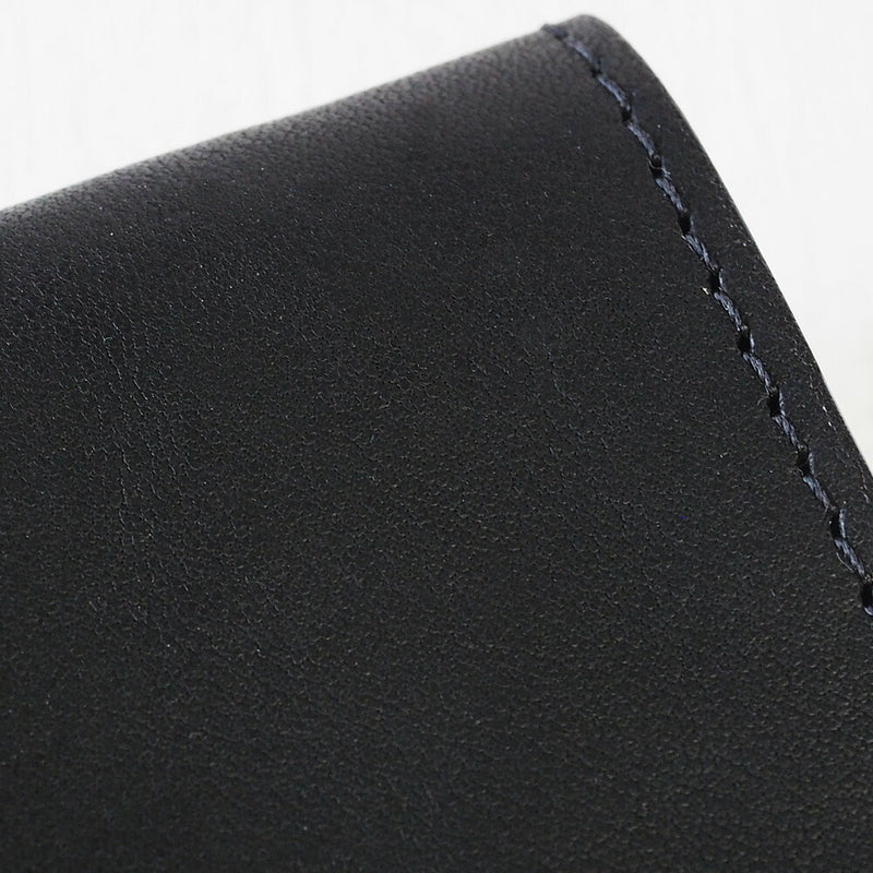 ANNAK Small Wallet Compact Trifold Mini Wallet Tochigi Leather Black [AK20TA-B0004-BLK] 