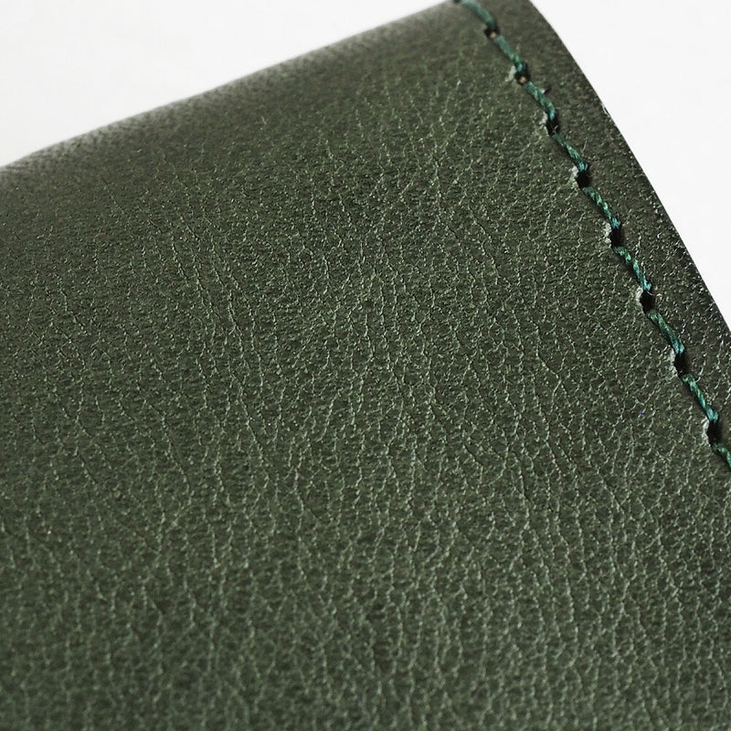 ANNAK Small Wallet Compact Trifold Mini Wallet Tochigi Leather Green [AK20TA-B0004-GRN] 