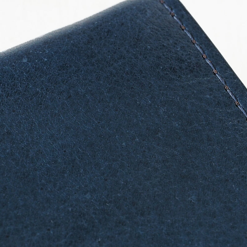 ANNAK Small Wallet Compact Trifold Mini Wallet Tochigi Leather Navy [AK20TA-B0004-NVY] 