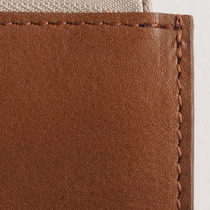 [Can store 2 smart keys, cards, banknotes, etc.] ANNAK smart key case wallet Himeji leather brown [AK22TA-D0020-BRN] 