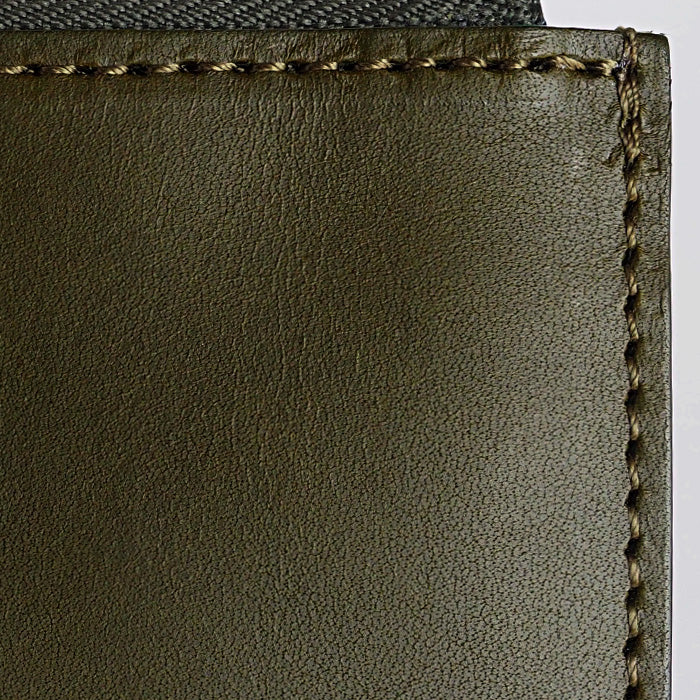 [Can store 2 smart keys, cards, banknotes, etc.] ANNAK smart key case wallet Himeji leather green [AK22TA-D0020-GRN] 