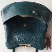 waji(ワジ) aoneco(アオネコ) スマホポシェット グレージュ・ブルーグリーン・マホガニーブラウン[an005]猫 がま口 ショルダー サコッシュ 緑 茶色 ベージュ