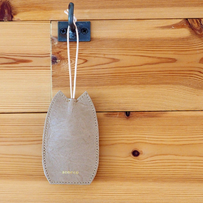 aoneco Key Cover [an006] Leather goods maker Waji's rescue cat project 