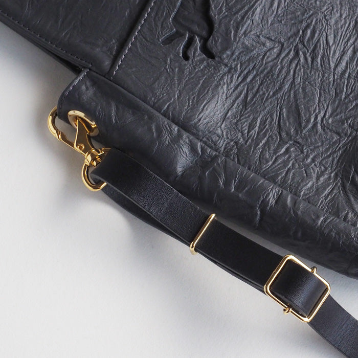 aoneco 2WAY shoulder bag [an009] waji's protective cat project, which deals with leather products cat cat shoulder handbag sacoche genuine leather beige green brown black