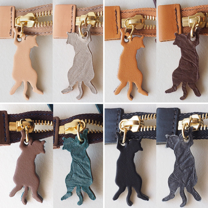 aoneco(アオネコ) トートバッグ 猫の毛並みの型押し 姫路レザー [an010] 革製品を手がけるwajiさんの保護猫プロジェクト ネコ 猫 肩掛け 大きめ ハンドバッグ ベージュ 緑 茶 黒