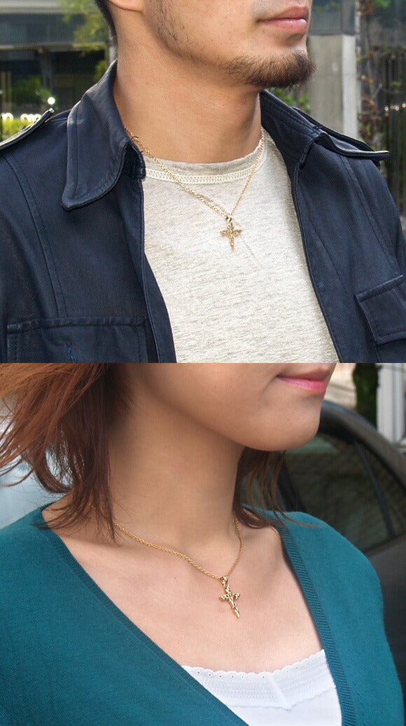 naturama Silver Necklace “Spiritual Cross” [AP24] 