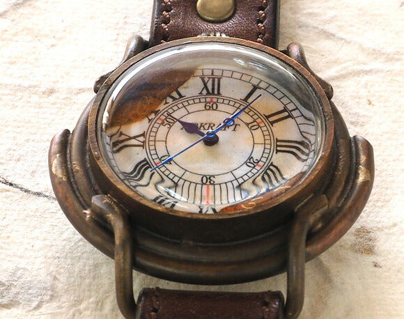 ARKRAFT（アークラフト） 手作り腕時計 “Curtis jumbo ” ローマ数字 プレミアムストラップ [AR-C-002-RO]