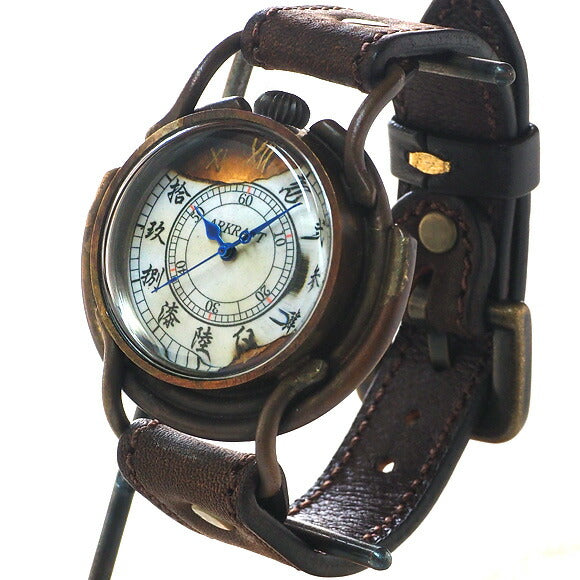 ARKRAFT Handmade Watch “Curtis jumbo” Chinese Numerals / Japanese Clock Premium Strap [AR-C-002-WA] 