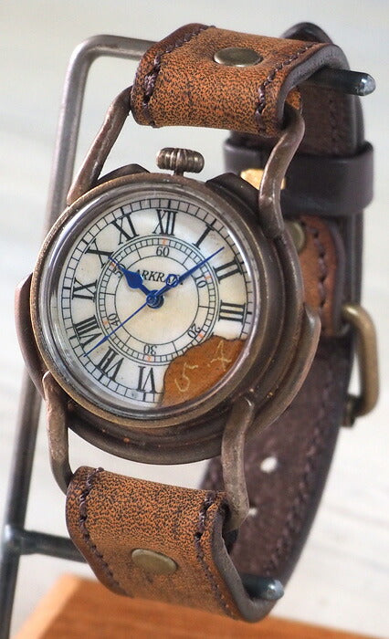 ARKRAFT 手工手錶“Curtis 男士”羅馬數字高級錶帶 [AR-C-003-RO] 