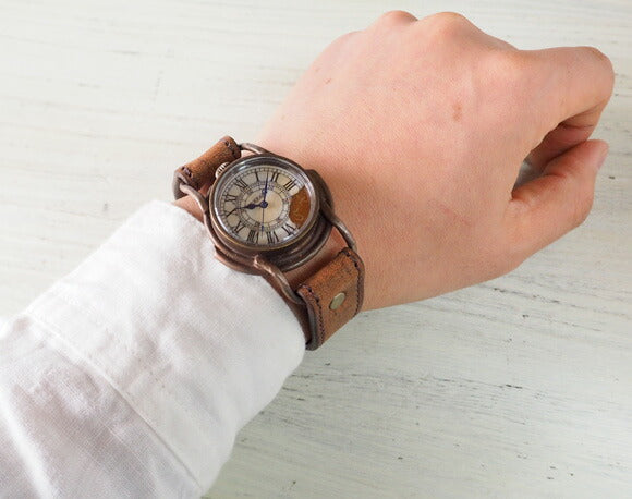 ARKRAFT Handmade Watch "Curtis Medium" Roman Numerals Premium Strap [AR-C-003-RO] 