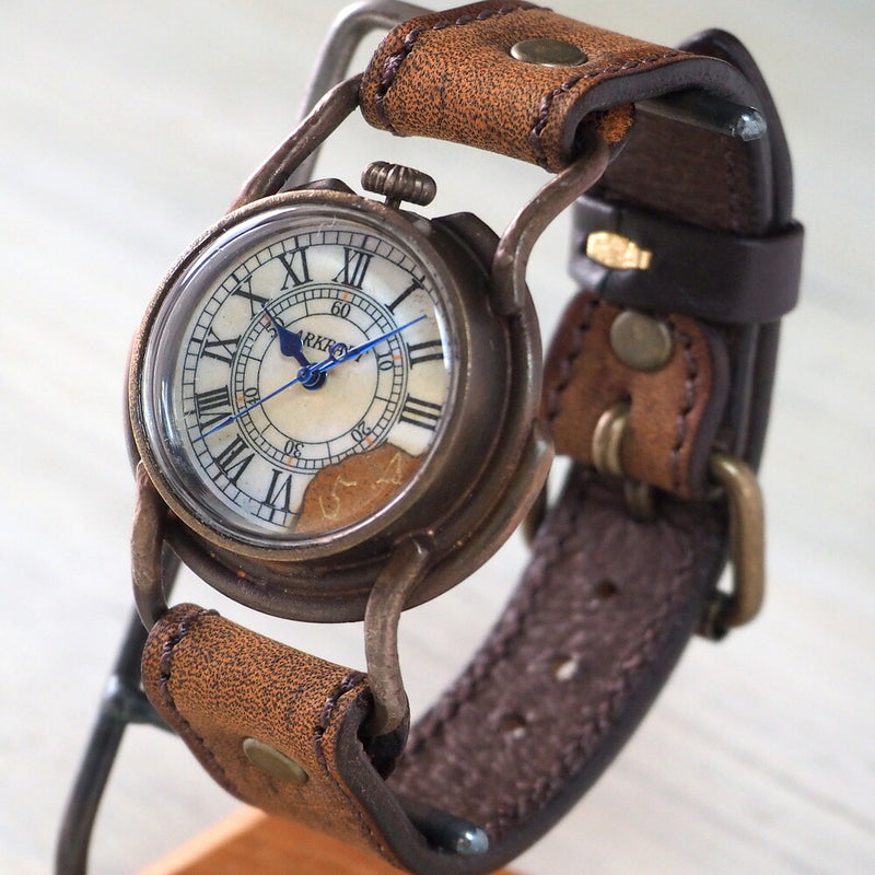 ARKRAFT Handmade Watch "Curtis Medium" Roman Numerals Premium Strap [AR-C-003-RO] 