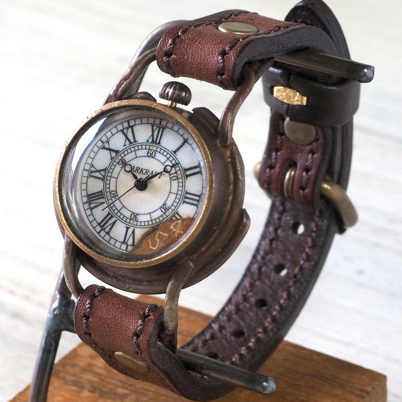 ARKRAFT Handmade Watch "Curtis Small" Roman Numerals Premium Strap [AR-C-004-RO] 