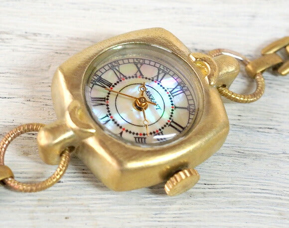 ARKRAFT Handmade Watch "Cliff" Shell Dial Roman Numeral Ladies Bracelet Type [AR-C-006-RO] 