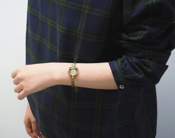 ARKRAFT Handmade Watch "Cliff" Shell Dial Roman Numeral Ladies Bracelet Type [AR-C-006-RO] 