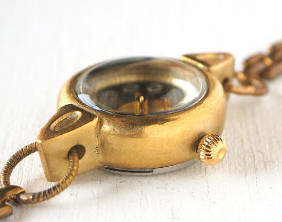 ARKRAFT（アークラフト）手作り腕時計 “Ras” シェル文字盤 アラビア数字 レディース ブレスレットタイプ [AR-C-010-AR]