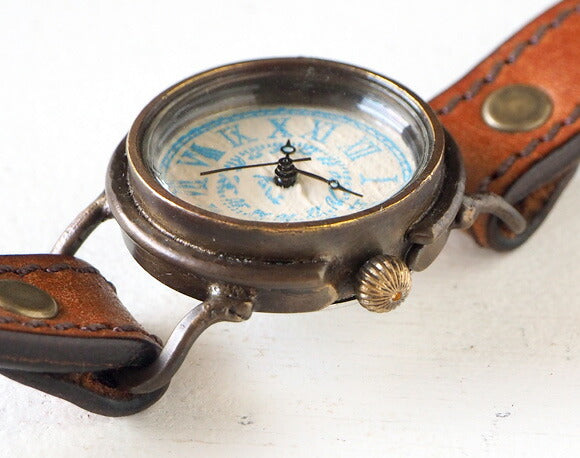 ARKRAFT（アークラフト）手作り腕時計“MarvinSmall” ローマ数字 プレミアムストラップ [AR-C-011-RO]