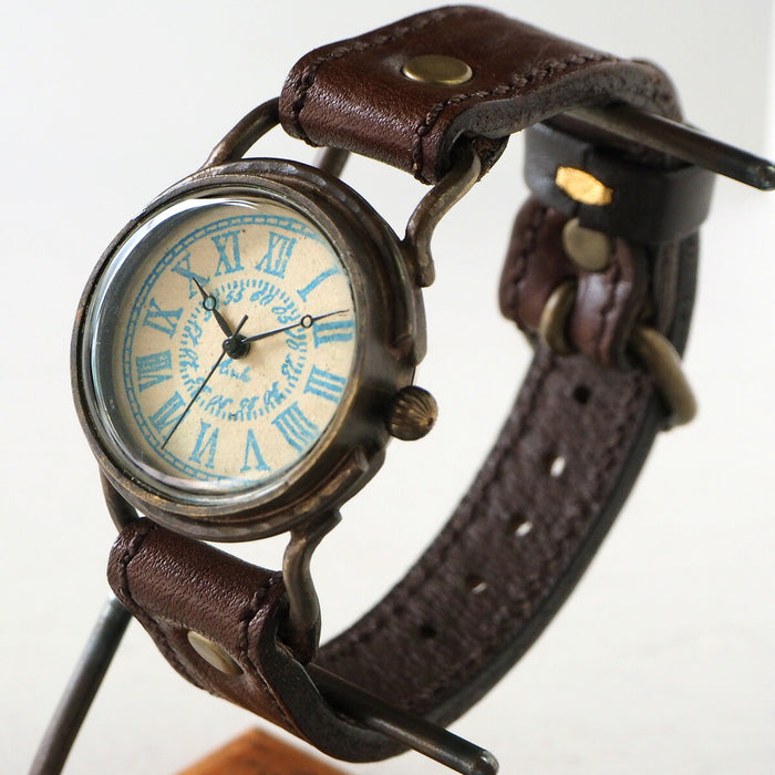 ARKRAFT 手工手錶“Marvin Medium”羅馬數字高級錶帶 [AR-C-012-RO] 