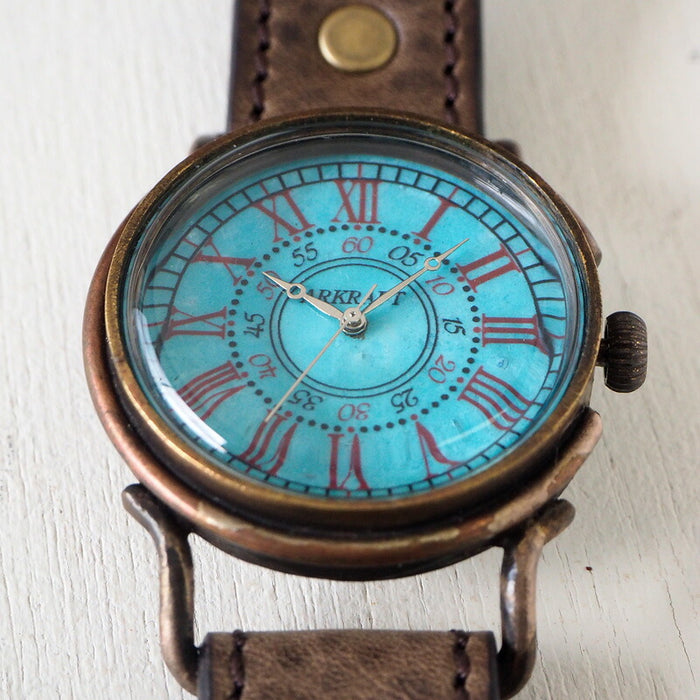 ARKRAFT（アークラフト）手作り腕時計“Addy Large” ローマ数字 プレミアムストラップ [AR-C-016-RO]