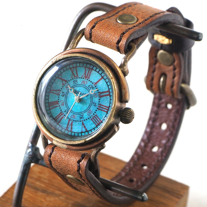 ARKRAFT（アークラフト）手作り腕時計“Addy Small” ローマ数字 プレミアムストラップ [AR-C-017-RO]