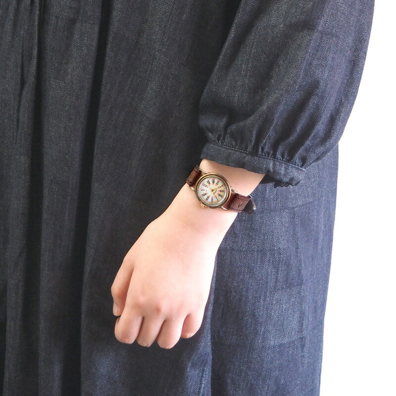 ARKRAFT Handmade Watch “Drake Small” Shell Dial Red Dot Premium Strap [AR-C-021-BL-RD] 