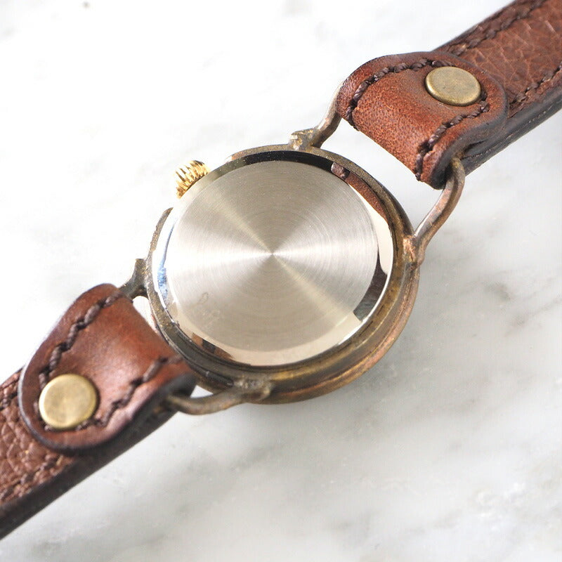 ARKRAFT Handmade Watch “Drake Small” Shell Dial Red Dot Premium Strap [AR-C-021-BL-RD] 