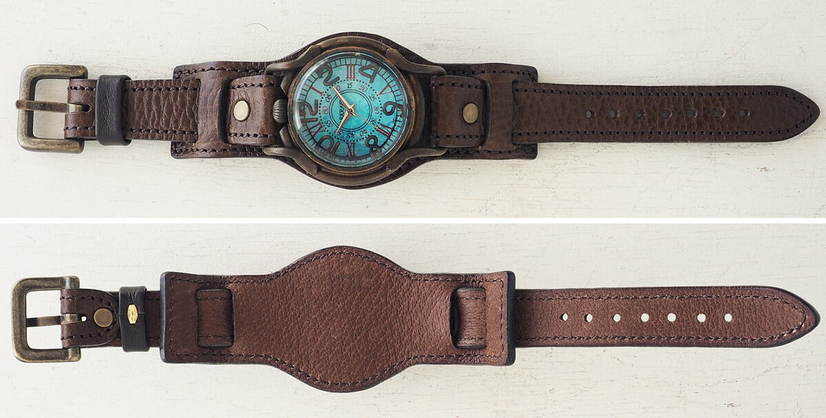ARKRAFT Watchmaker Hidekazu Araki Handmade Watch “PATRICE OCEAN” Premium Double Strap [AR-C-022] 