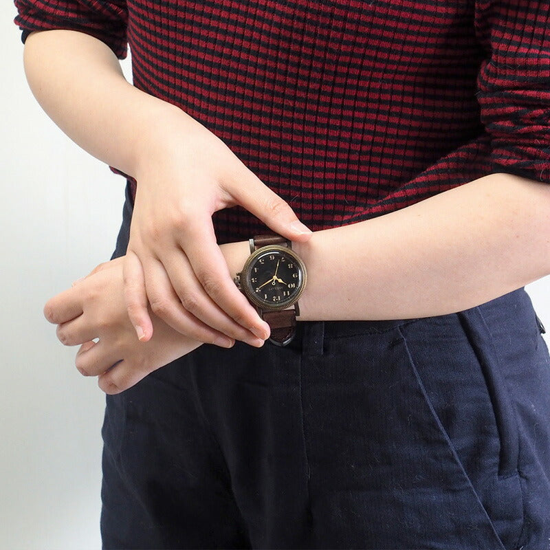 ARKRAFT Handmade Watch “Nes Large” Arabic Numerals Premium Strap [AR-C-023-AR] 