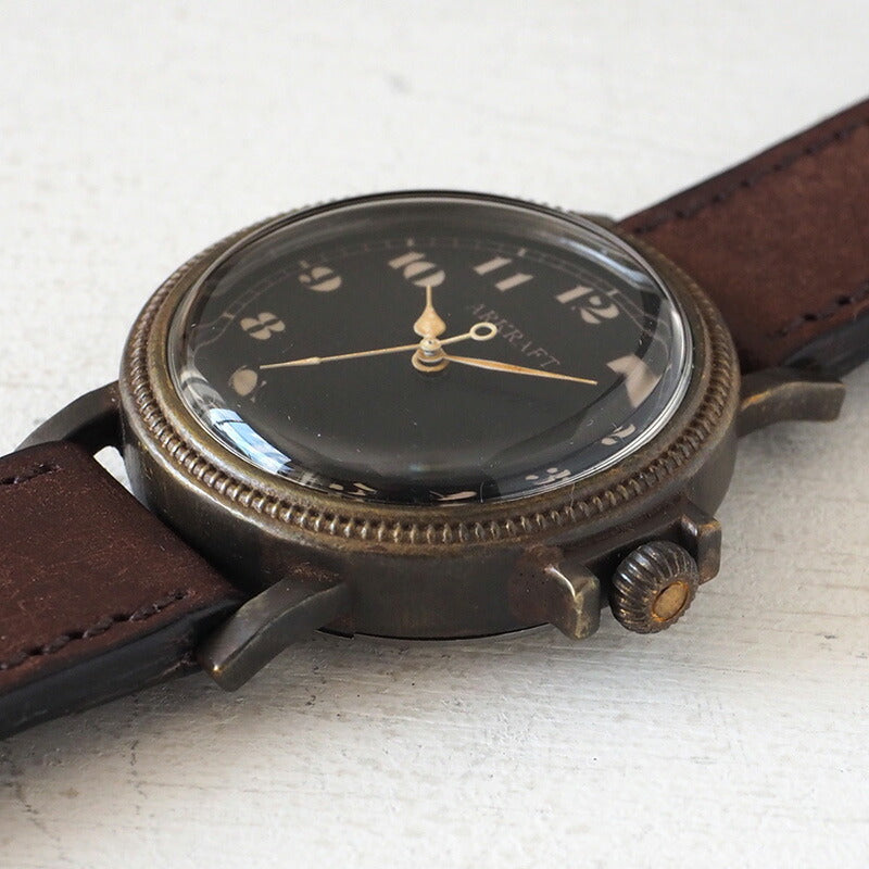 ARKRAFT Handmade Watch “Nes Large” Arabic Numerals Premium Strap [AR-C-023-AR] 