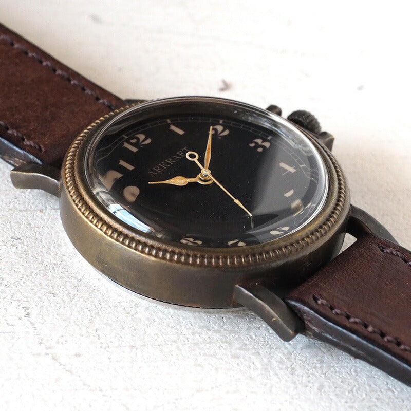 ARKRAFT Handmade Watch “Nes Large” Arabic Numerals Premium Strap [AR-C-023-AR] 