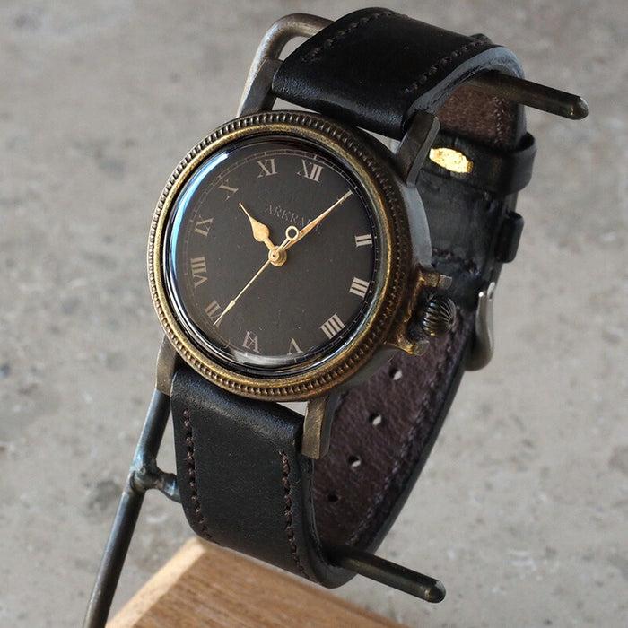 ARKRAFT Handmade Watch "Nes Medium" Roman Numeral Premium Strap [AR-C-025-RO] 