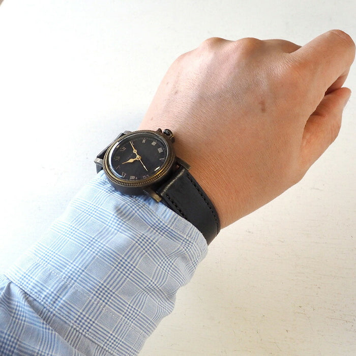 ARKRAFT Handmade Watch "Nes Medium" Roman Numeral Premium Strap [AR-C-025-RO] 