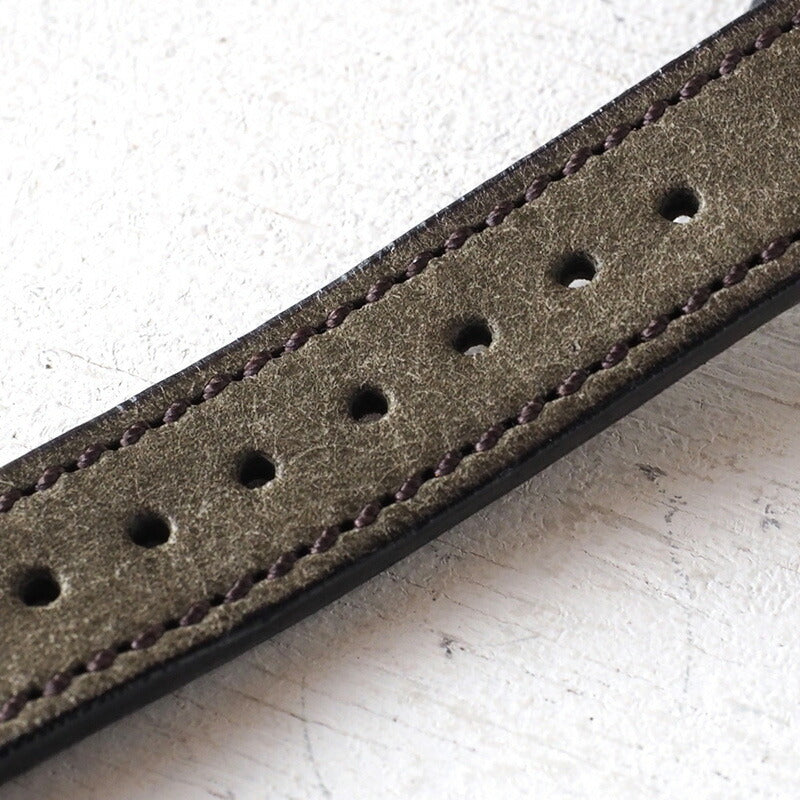 ARKRAFT（アークラフト）手作り腕時計 “Nes Medium” アラビア数字 プレミアムWストラップ [AR-C-026-AR]