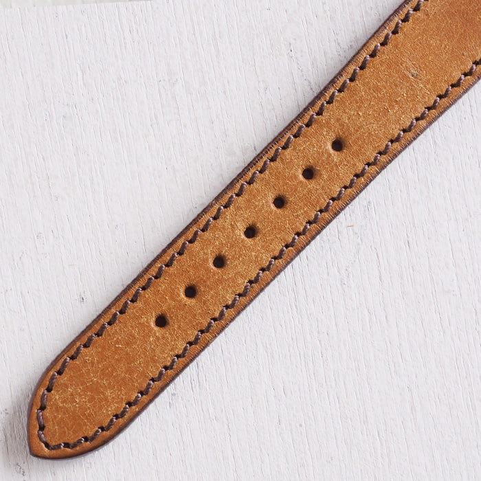 ARKRAFT Watchmaker Hidekazu Araki Handmade Watch “Dennis Medium” Leather Dial Roman Numerals Pueblo Camel [AR-C-028] 