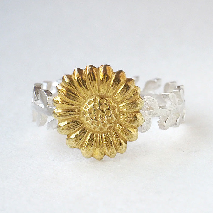 naturama(ナチュラマ) デイジーリング シルバー925 真鍮 [AR33]