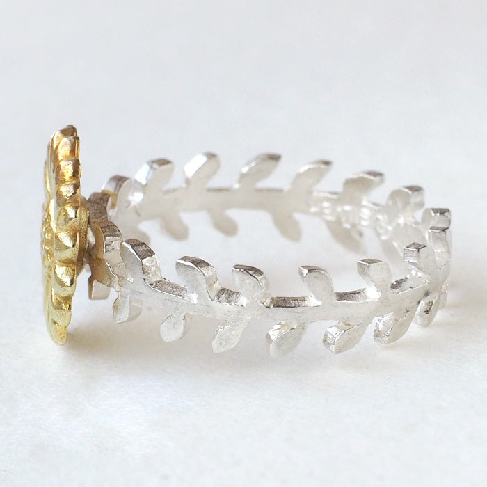 naturama(ナチュラマ) デイジーリング シルバー925 真鍮 [AR33]