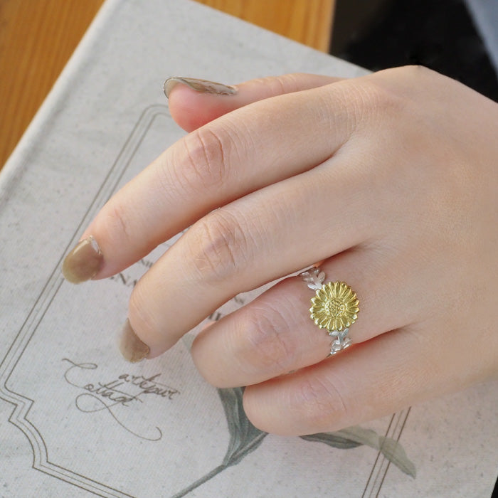 naturama(ナチュラマ) デイジーリング シルバー925 真鍮 [AR33]