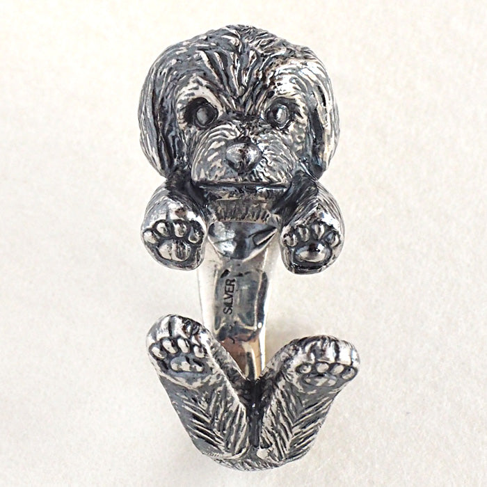 naturama Dog Ring Toy Poodle Silver 925 [AR35] Women's Men's 