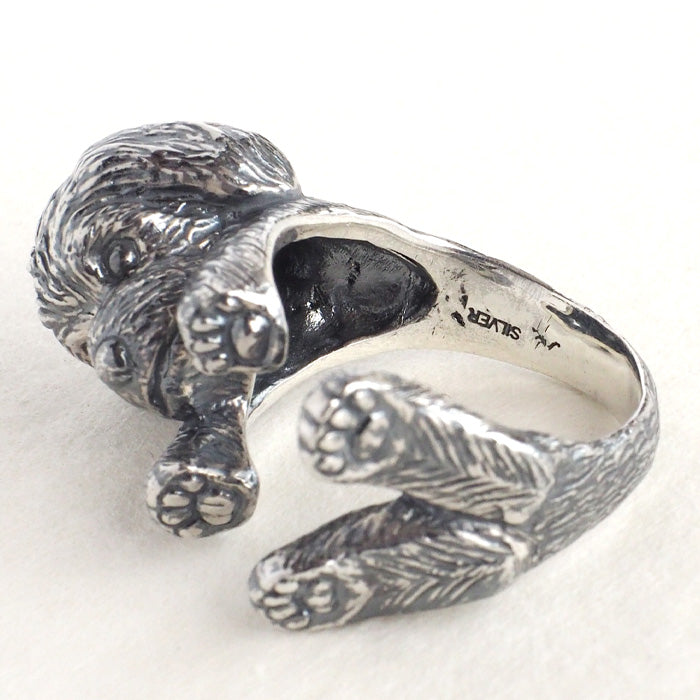 naturama Dog Ring Toy Poodle Silver 925 [AR35] Women's Men's 