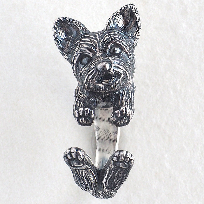 マイドッグリング SV925 20号　犬種ウェスティ*新品 naturama(ナチュラマ) 犬リング ヨークシャテリア ヨーキー シルバー