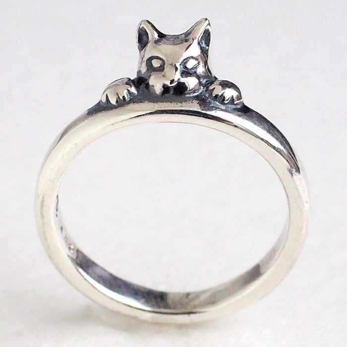 naturama Gabriel! Bite Cat Ring Silver 925 [AR65] 