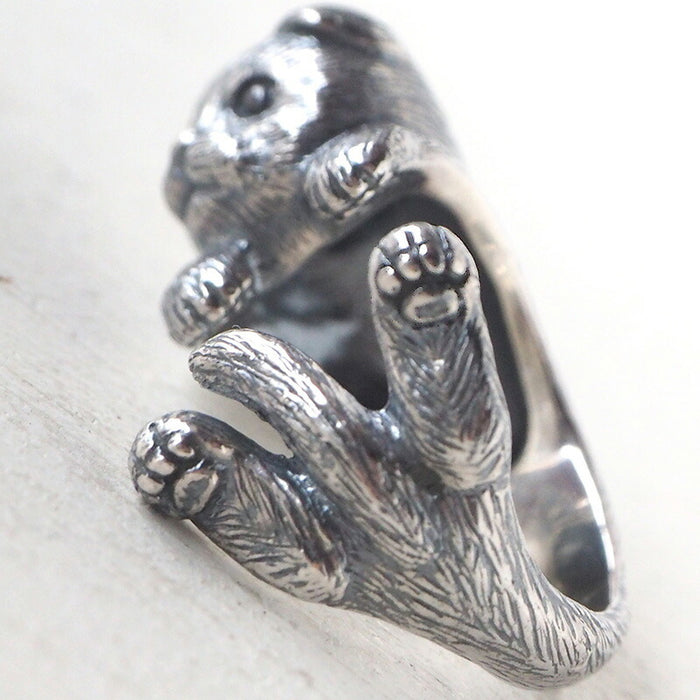 naturama Cat Ring Scottish Fold Silver [AR70] 
