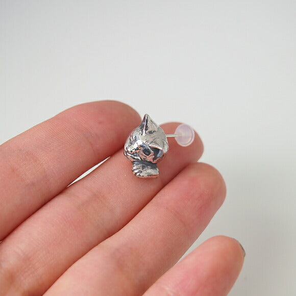 naturama Cat Earrings Elizabeth Silver One Ear [AY10] 