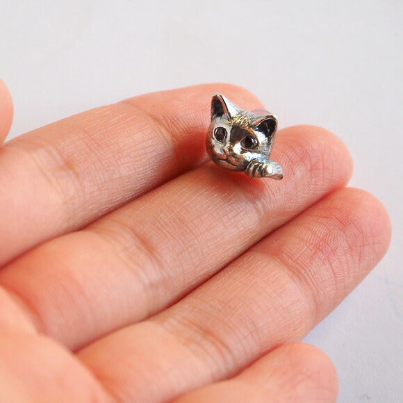 naturama Cat Earrings Pixie Silver One Ear [AY11] 