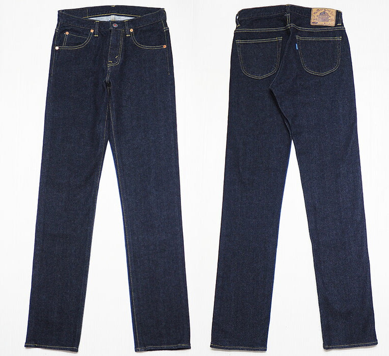 BLUE LOOM 2-way stretch 12oz selvedge one-wash soft straight jeans 34 inches [BL-2W12D-2903] 